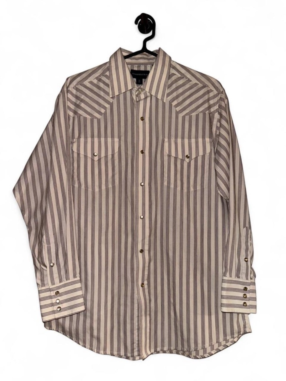Panhandle Slim Striped Button-Down Shirt
